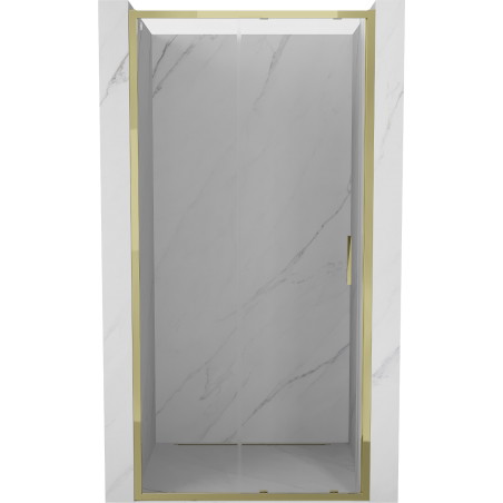 Mexen Exo-S uși de duș glisante 115 cm, transparente, aurii - 8151-115-000-50-00