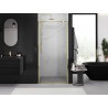 Mexen Exo-S uși de duș glisante 115 cm, transparente, aurii - 8151-115-000-50-00