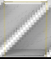 Mexen Exo uși de duș glisante 130 cm, transparent, aurii - 8151-130-000-50-00