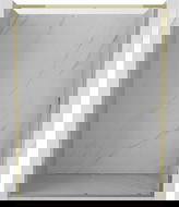 Mexen Exo uși de duș glisante 130 cm, transparente, aurii - 8151-130-000-50-00