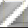 Mexen Exo uși de duș glisante 140 cm, transparente, aurii - 8151-140-000-50-00