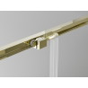 Mexen Exo-S uși de duș glisante 145 cm, transparent, aurii - 8151-145-000-50-00