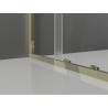 Mexen Exo uși de duș duble culisante 130 cm, transparent, auriu - 8152-130-000-50-00