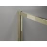 Mexen Exo uși de duș duble glisante 170 cm, transparente, aurii - 8152-170-000-50-00