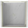 Mexen Exo uși de duș duble culisante 180 cm, transparente, aurii - 8152-180-000-50-00
