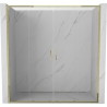 Mexen Exo-S Duo uşi de duș duble glisante 200 cm, transparente, aurii - 8152-200-000-50-00