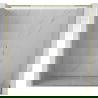 Mexen Exo uși de duș duble glisante 200 cm, transparent, aurii - 8152-200-000-50-00
