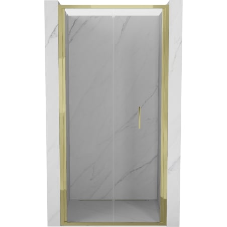 Mexen Exo ușă de duș pliabilă 95 cm, transparentă, aurie - 816-095-000-50-00