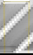 Mexen Exo zuhanyajtó 75 cm, áttetsző, arany - 817-075-000-50-00