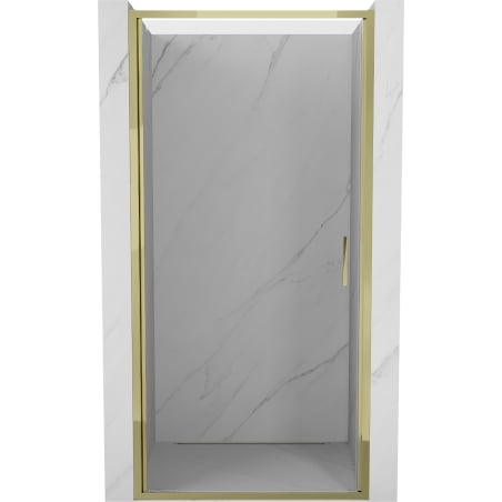 Mexen Exo uși de duș culisante 85 cm, transparent, auriu - 817-085-000-50-00
