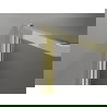 Mexen Exo uși de duș batante 90 cm, transparent, aurii - 817-090-000-50-00