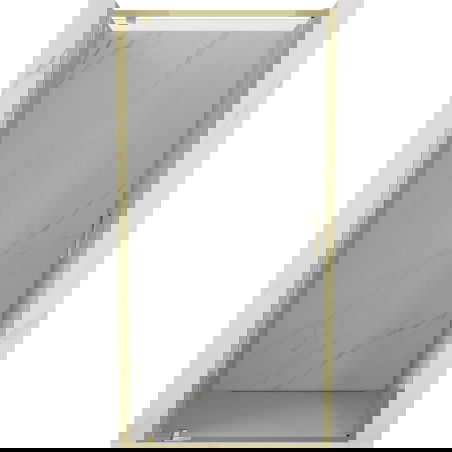 Mexen Exo ușă de duș cu deschidere pivotantă 70 cm, transparentă, aurie - 8181-070-000-50-00