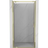 Mexen Exo-BR uși de duș batante 80 cm, transparente, aurii - 8181-080-000-50-00