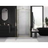 Mexen Exo-BR uși de duș batante 80 cm, transparente, aurii - 8181-080-000-50-00