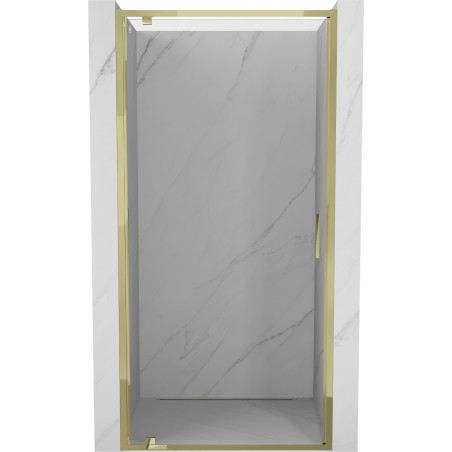 Mexen Exo-BR uși de duș batante 90 cm, transparente, aurii - 8181-090-000-50-00