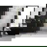 Mexen Exo uși de duș batante 95 cm, transparente, aurii - 8181-095-000-50-00