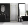 Mexen Exo dupla zuhanyajtó, 70 cm, átlátszó, arany - 8182-070-000-50-00