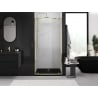 Mexen Exo dupla zuhanyajtó, 70 cm, átlátszó, arany - 8182-070-000-50-00