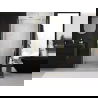 Mexen Exo uși de duș duble 80 cm, transparente, aurii - 8182-080-000-50-00