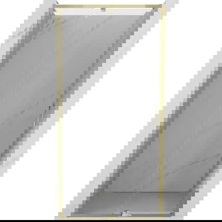 Mexen Exo uși de duș batante 95 cm, transparent, aurii - 819-095-000-50-00