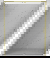 Mexen Exo uși de duș batante de 130 cm, transparente, aurii - 819-130-000-50-00