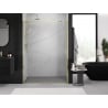 Mexen Exo uși de duș batante de 130 cm, transparente, aurii - 819-130-000-50-00