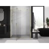 Mexen Exo uși de duș batante de 130 cm, transparente, aurii - 819-130-000-50-00