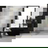 Mexen Exo ușă de duș pivotantă 135 cm, transparentă, aurie - 819-135-000-50-00