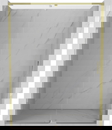 Mexen Exo uși de duș batante 160 cm, transparente, aurii - 819-160-000-50-00