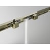 Mexen Exo tolóajtós zuhanykabin 135 x 80 cm, átlátszó, arany - 8151-135-080-50-00
