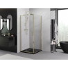 Mexen Exo-S cabina de duș glisantă 95 x 95 cm, transparentă, aurie - 8151-095-095-50-00