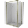 Mexen Exo tolózuhanykabin 130 x 95 cm, átlátszó, arany - 8151-130-095-50-00