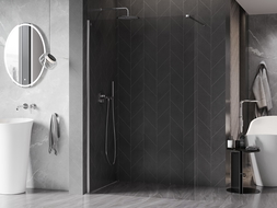 Mexen Kioto-X perete de duș Walk-in 120 x 200 cm, transparent 10 mm, crom - 800-120-101-01-00-X