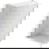 Mexen Kioto-X panou de duș Walk-in 100 x 200 cm, transparent 10 mm, auriu - 800-100-101-50-00-X