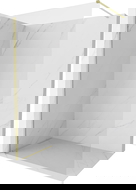 Mexen Kioto-X perete de duș Walk-in 60 x 200 cm, transparent 10 mm, auriu periat - 800-060-101-55-00-X