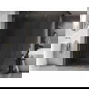 Mexen Kioto-X perete de duș Walk-in 130 x 200 cm, transparent 10 mm, auriu periat - 800-130-101-55-00-X