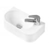 Mexen Viera chiuvetă blat stânga 40 x 21 cm, Albă - 21274000L