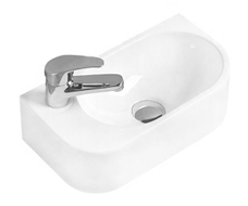 Mexen Viera chiuvetă dreptunghiulară pe blat 40 x 21 cm, albă - 21274000R