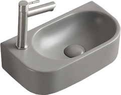 Mexen Viera chiuvetă de blat dreaptă 40 x 21 cm, gri deschis mat - 21274061R