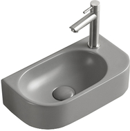 Mexen Viera lavoar montat pe blat stânga 40 x 21 cm, gri deschis mat - 21274061L