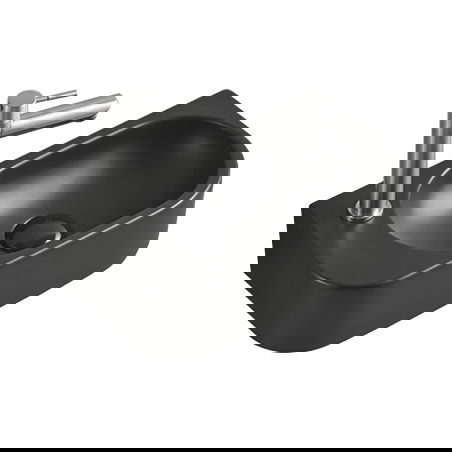 Mexen Viera chiuvetă pe blat dreapta 40 x 21 cm, negru mat - 21274085R