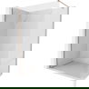 Mexen Kioto-X perete de duș Walk-in 100 x 200 cm, transparent 10 mm, cupru periat - 800-100-101-65-00-X