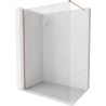 Mexen Kioto-X perete de duș Walk-in 140 x 200 cm, transparent 10 mm, cupru periat - 800-140-101-65-00-X