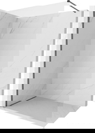 Mexen Kioto-X zuhanyfal Walk-in 140 x 200 cm, átlátszó 10 mm, fegyverszürke kefélt - 800-140-101-66-00-X