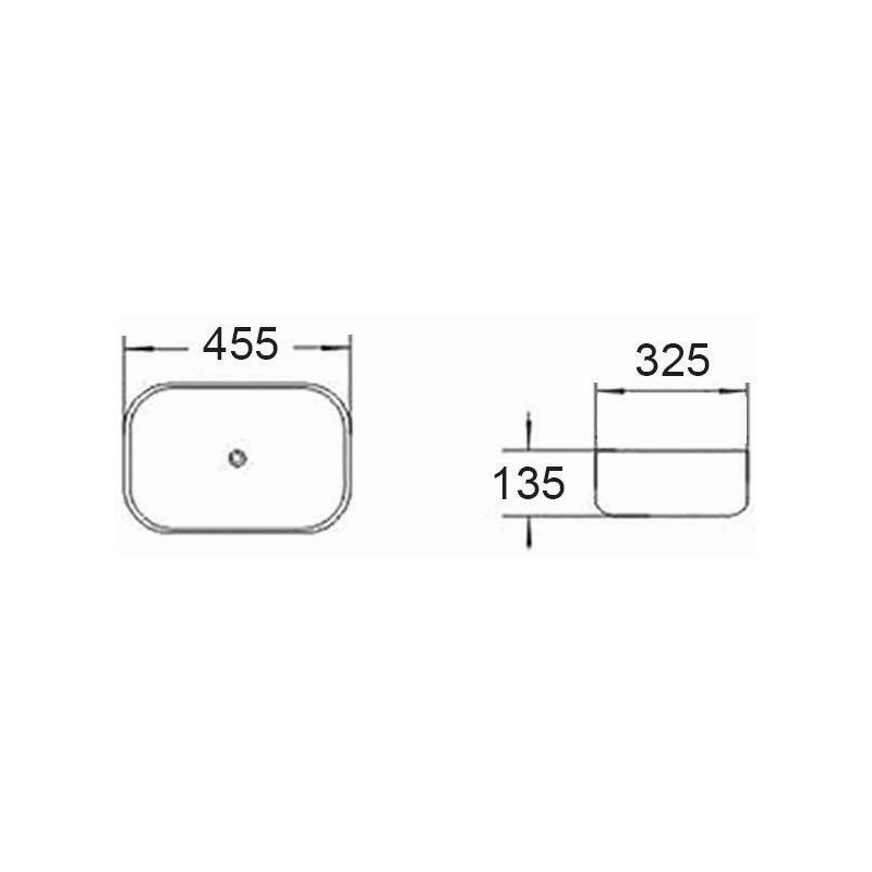 Mexen Rita chiuvetă de blat 45 x 32 cm, piatră bej - 21084592