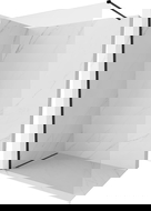 Mexen Kioto-X zuhanyfal Walk-in 100 x 200 cm, átlátszó 10 mm, fekete - 800-100-101-70-00-X