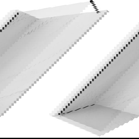 Mexen Kioto-X perete de duș Walk-in 120 x 200 cm, transparent 10 mm, negru - 800-120-101-70-00-X