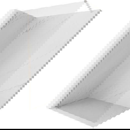 Mexen Kioto-X panou de duș Walk-in 60 x 200 cm, transparent 10 mm, nichel periat - 800-060-101-97-00-X