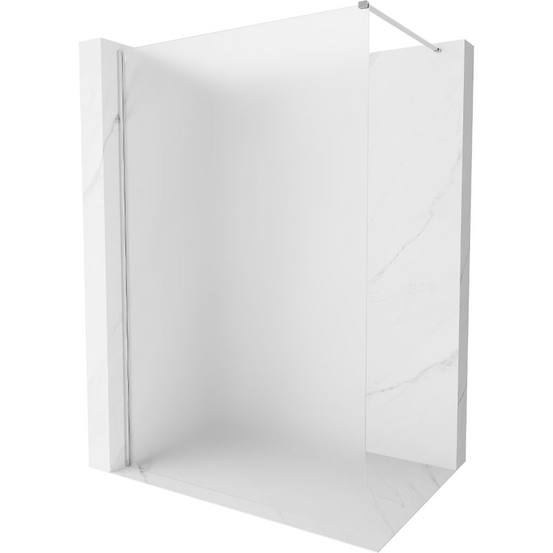 Mexen Kioto-X perete de duș Walk-in 90 x 200 cm, înghețat 10 mm, crom - 800-090-101-01-30-X