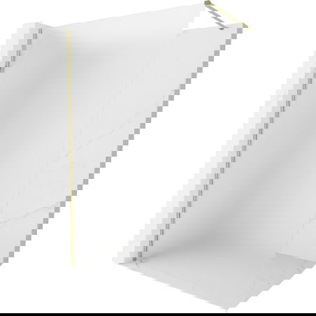 Mexen Kioto-X perete de duș Walk-in 70 x 200 cm, satin 10 mm, auriu - 800-070-101-50-30-X